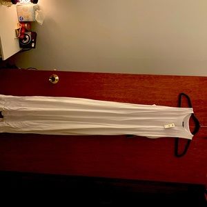 White maxi dress